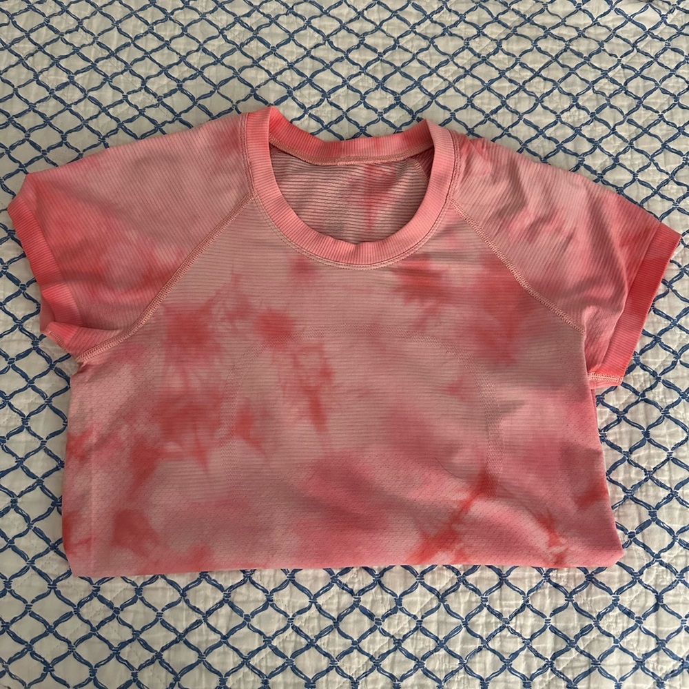 Pink tie-dye, Lululemon shirt size 6